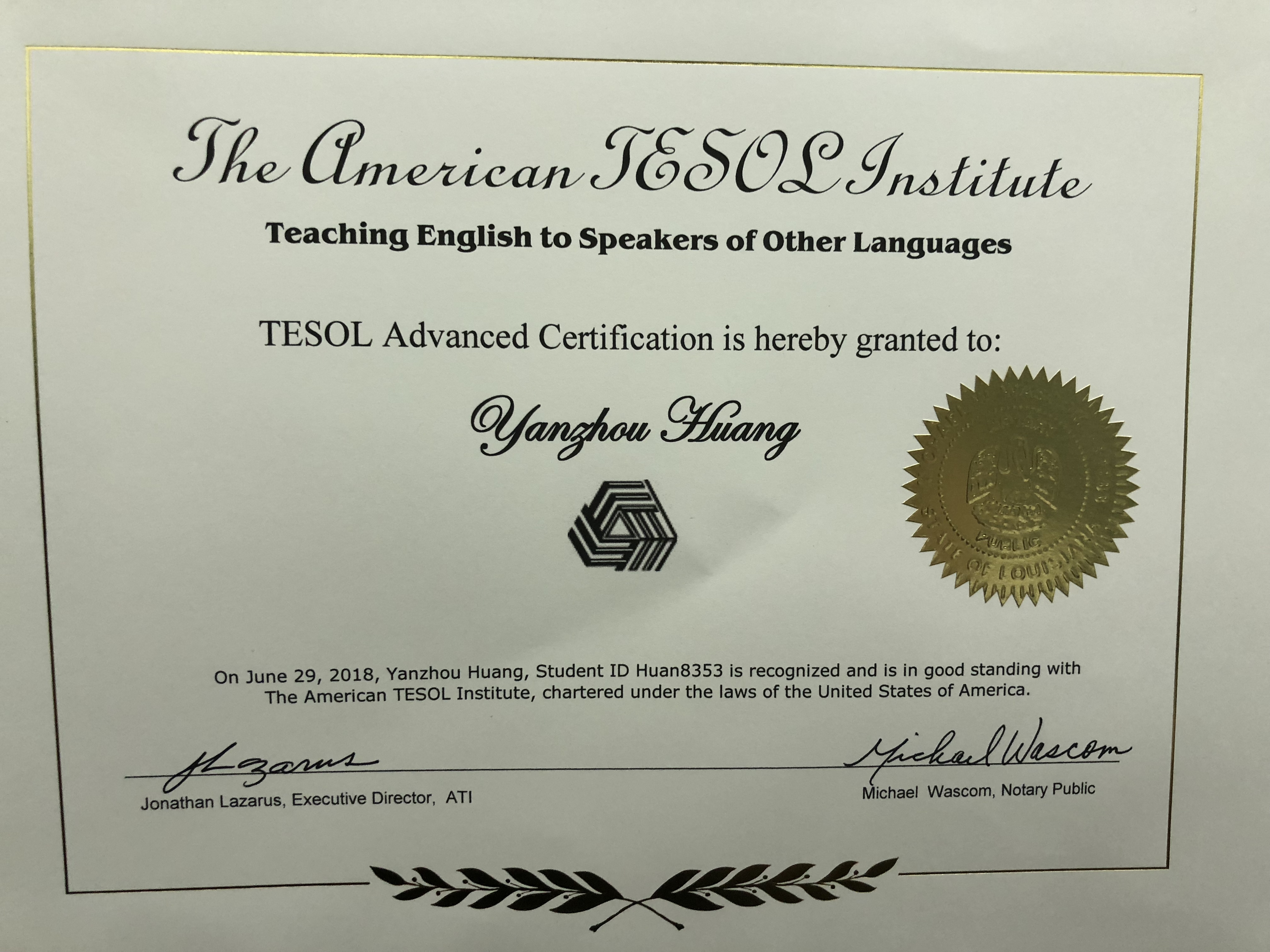 Certificate 3